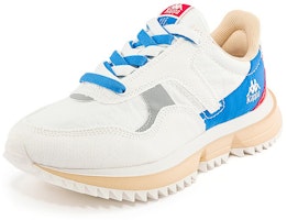 Kappa 復古休閒 低幫 跑步鞋 男女同款 白藍色 Order Kappa 復古休閒 低幫 跑步鞋 男女同款 白藍色