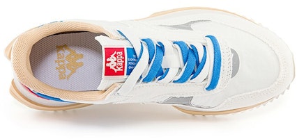 Kappa 復古休閒 低幫 跑步鞋 男女同款 白藍色 Lookbook Kappa 復古休閒 低幫 跑步鞋 男女同款 白藍色