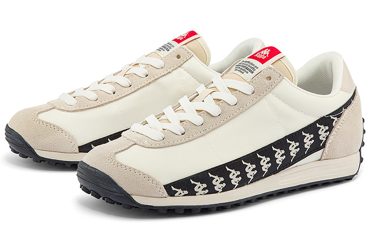 Kappa Retro Low-Top Running 'Black White' 圖 5