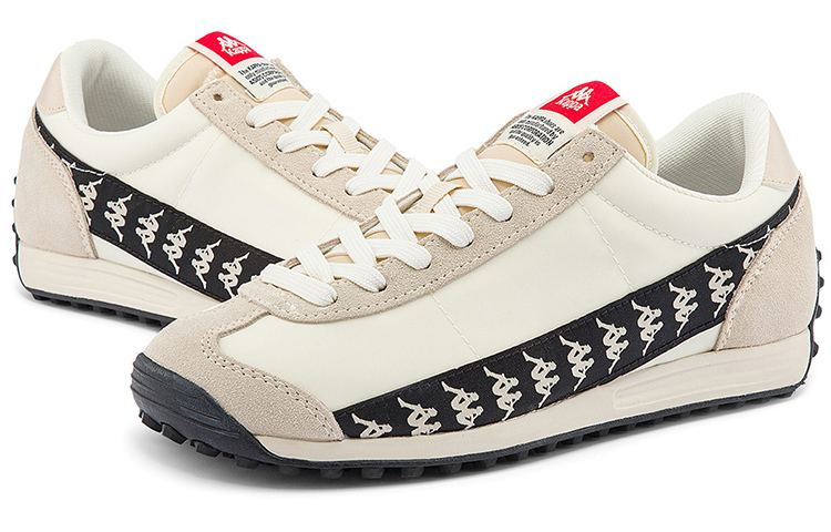 Kappa Retro Low-Top Running 'Black White' 圖 6