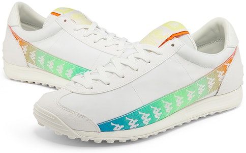 Kappa 串標復古 低幫 跑步鞋 男女同款 白 Shop Kappa 串標復古 低幫 跑步鞋 男女同款 白