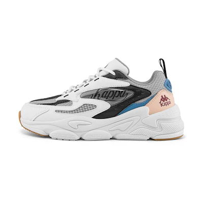 Kappa Retro Low 'White Black Grey'