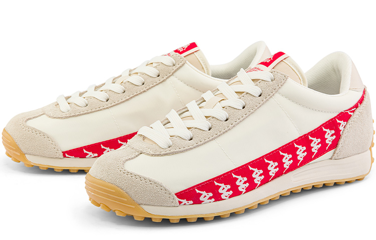 Lookbook Kappa Retro Low ''Bianco Ciliegia Rossa'' K0CW5MM18-0106