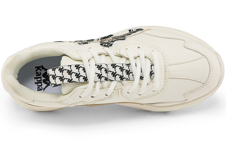 Kappa Retro Low Dad Shoes 'Big Logo Print Korea White' 圖 6