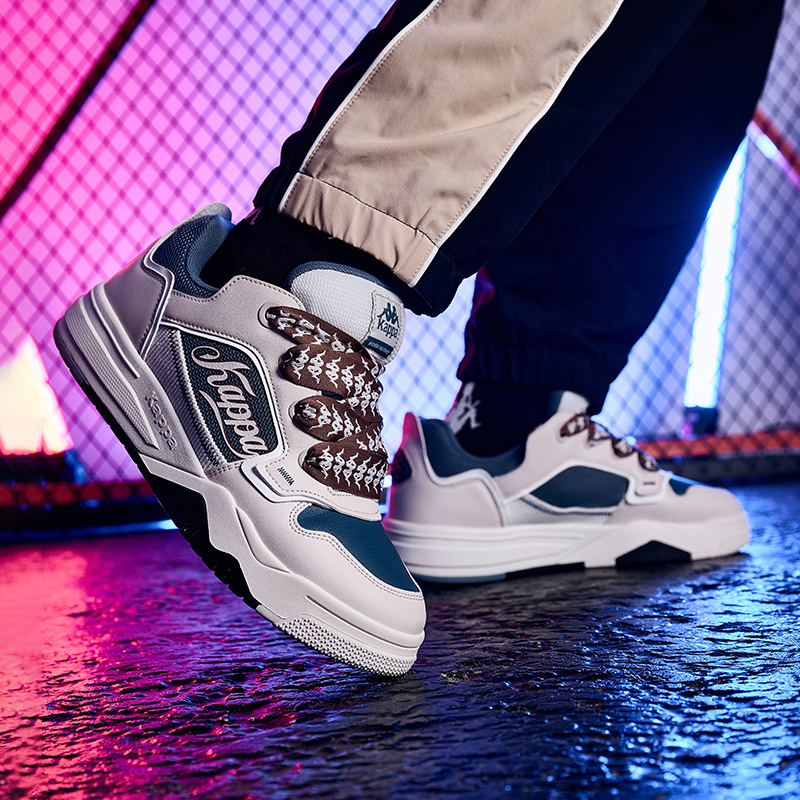 Kappa Retro Low-Top 'Grey Blue' 圖 7