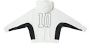 Lookbook Kappa Retro Print Colorblock Pullover Sweatshirt - White (Korean Style) K0D12MT04-012