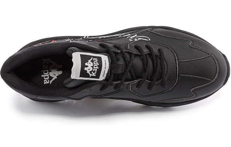Kappa Retro Print Low-Top Dad Shoes 'Black' 圖 6