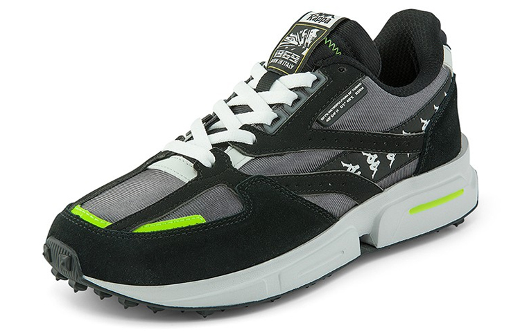 Order Kappa Retro Running Shoes 'Black Green' K0AZ5MM69-990