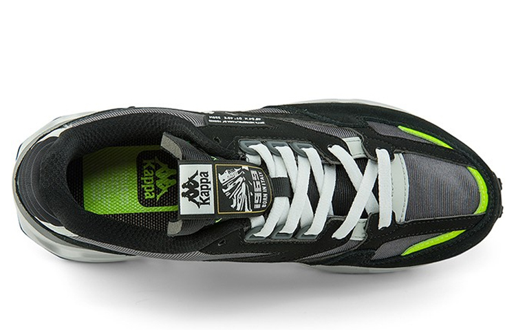 Lookbook Kappa Retro Running Shoes 'Black Green' K0AZ5MM69-990