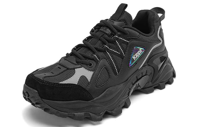 Order Sepatu Lari Retro Kappa 'Hitam/Perak Sepatu Ayah' K0CY5MC07D-990