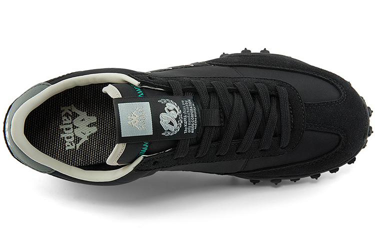 Kappa Retro Running Shoes 'Black White' 圖 4