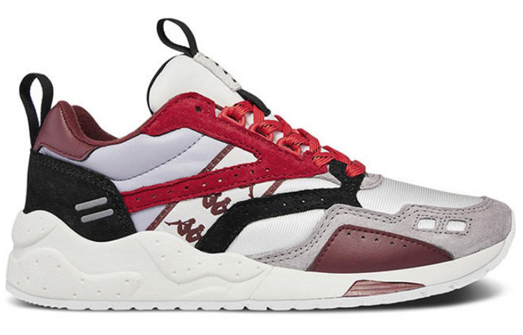 Kappa Retro Running Shoes 'Grey Red' 圖 2