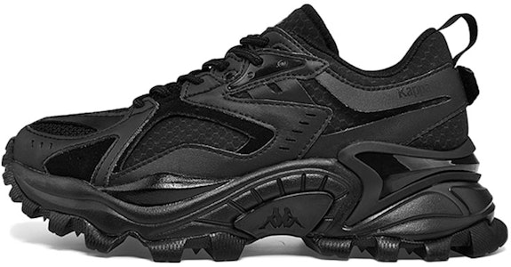 Kappa 復古跑鞋 低幫 運動休閒鞋 男女同款 黑 Buy Kappa 復古跑鞋 低幫 運動休閒鞋 男女同款 黑