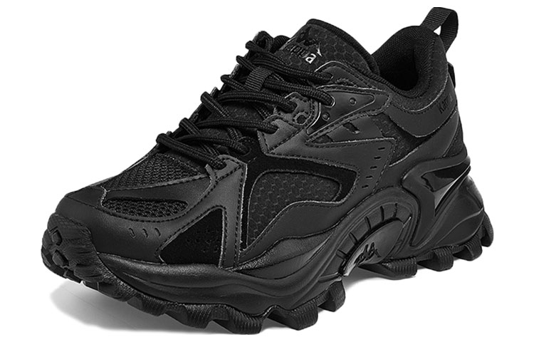 Order Kappa 復古跑鞋 低幫 運動休閒鞋 男女同款 黑