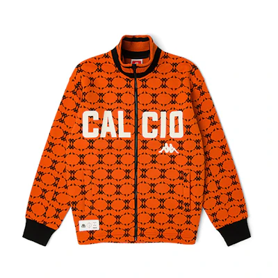 Kappa Retro Soccer Logo Print Zip Jacket - Unisex Vintage Style K0BZ2WK08D