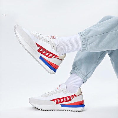 Kappa Retro Sport Casual 'White Red' K0CY5MM92-012 Cheap Kappa Retro Sport Casual 'White Red' K0CY5MM92-012