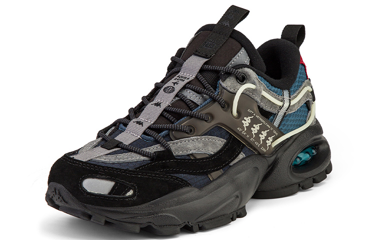 Order Kappaレトロスポーツスニーカー (ブラック) K0BZ5MM95-990