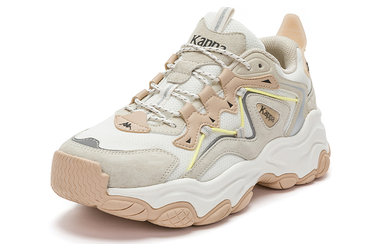 Kappa Retro Thick Sole 'Grey Brown Yellow' 圖 2
