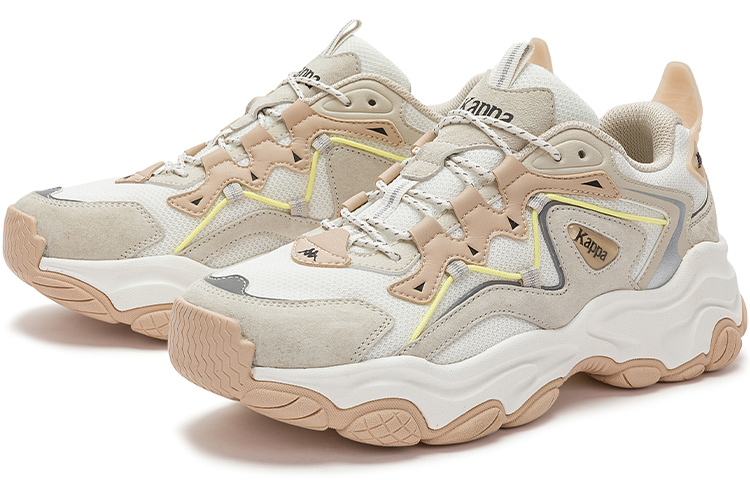 Kappa Retro Thick Sole 'Grey Brown Yellow' 圖 3