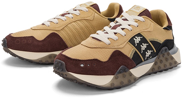 Kappa Retro Training Low 'Khaki Deep Peach Black' K0CZ5MM07-210 Lookbook Kappa Retro Training Low 'Khaki Deep Peach Black' K0CZ5MM07-210