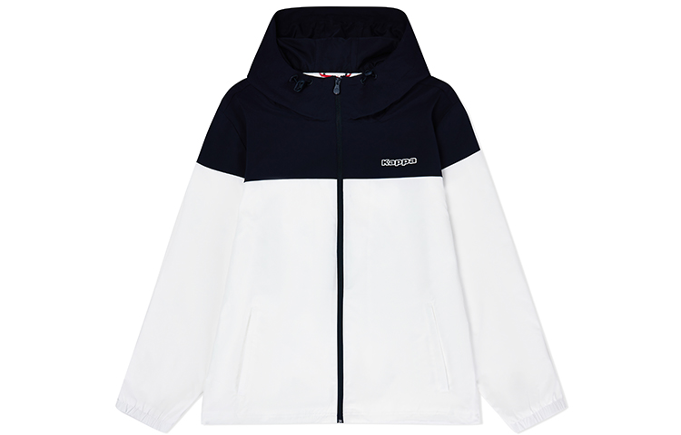 Kappa Retro Windbreaker Jacket with Hood, Long Sleeves, Lightweight & UV Protection K0E12FJ03
