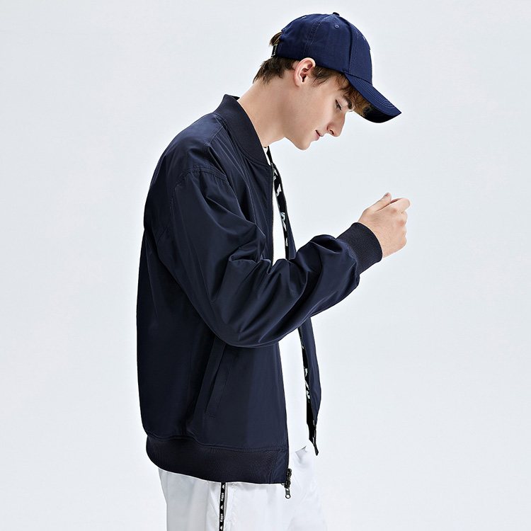 Kappa Reversible Logo Print Jacket Men’s Dark Night Blue Black Pattern K0C52JJ01 圖 6