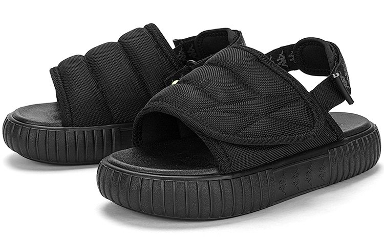 Kappa Sandals 'Outdoor Magic Tape Black' 圖 4