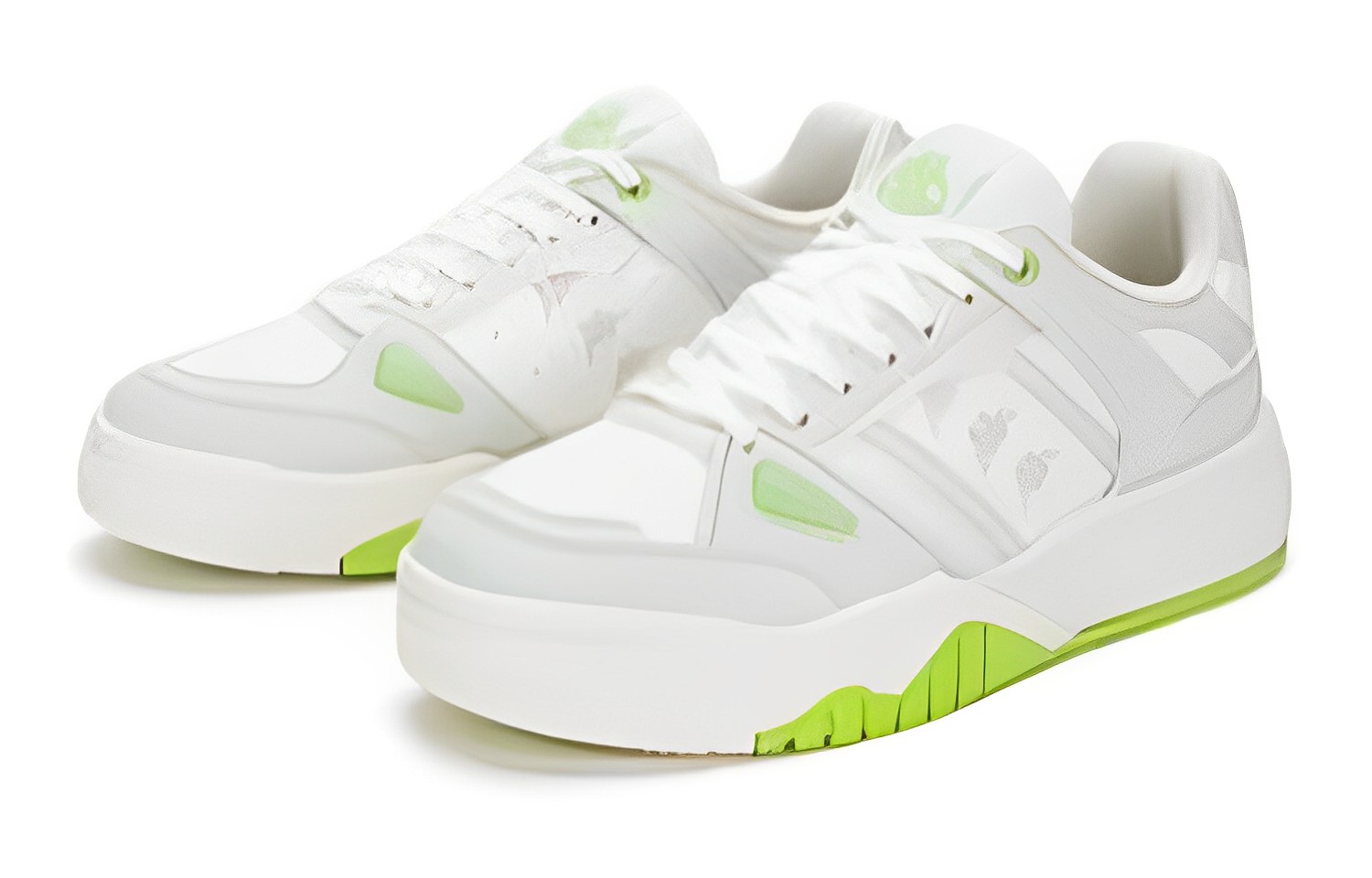 Kappa Skate Shoes Low 'White Green'