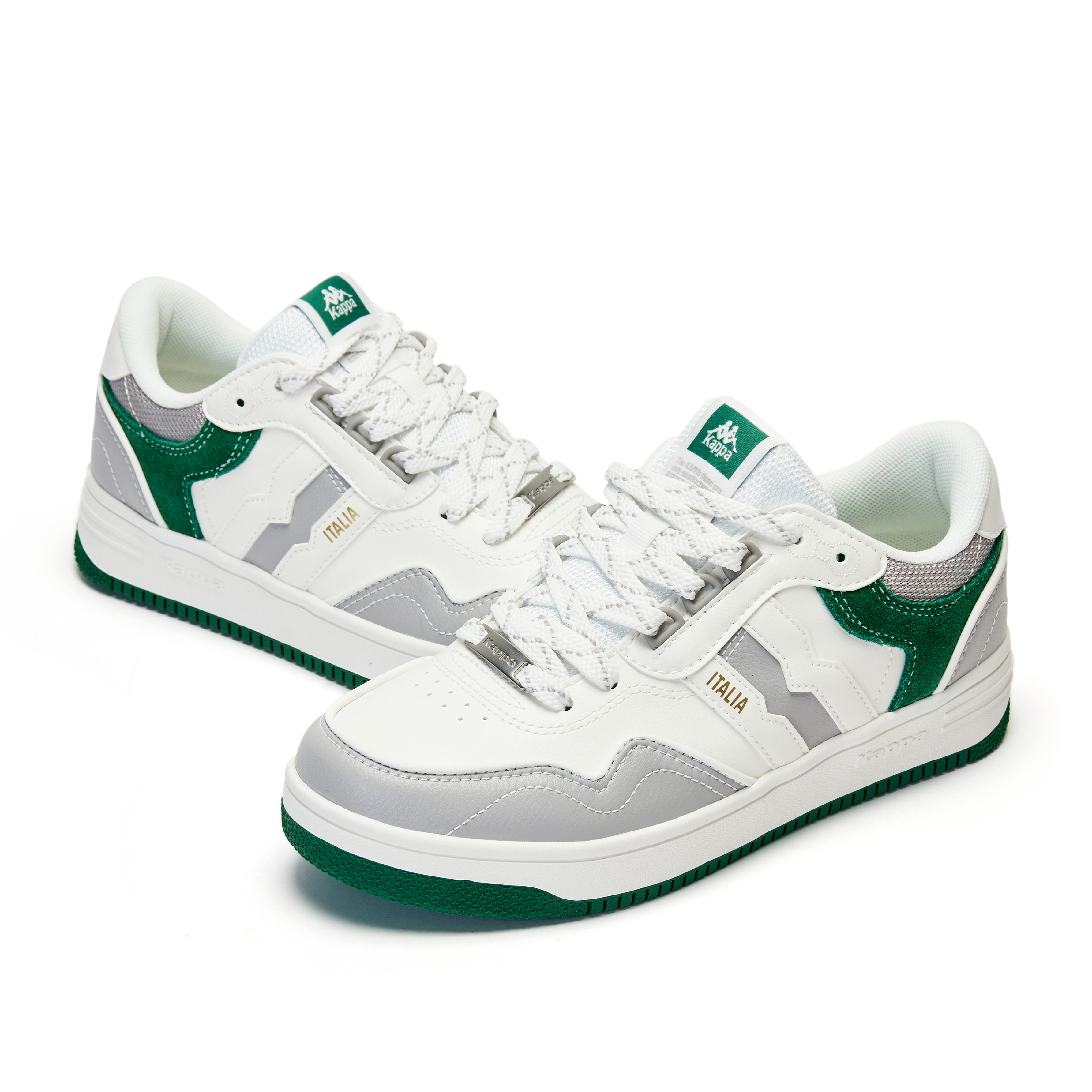 Kappa Skateboard Sneakers 'Grey Green' 圖 6