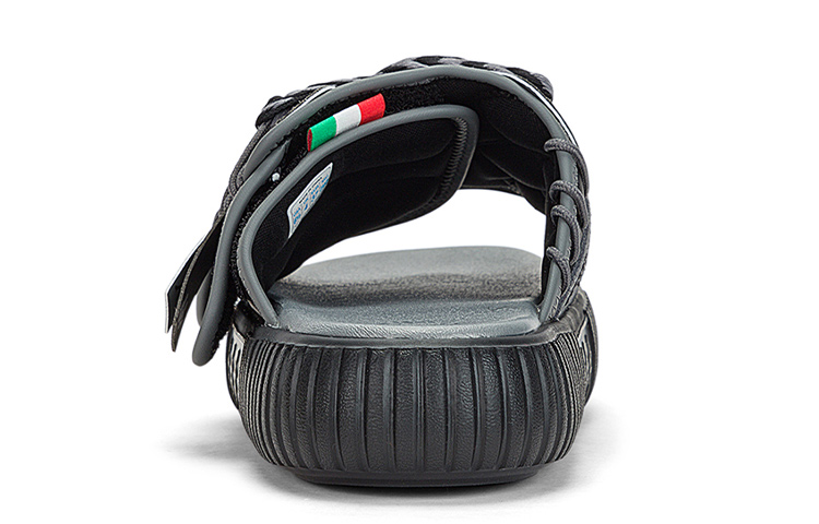 Kappa Slide 'Black Grey Velcro' 圖 6