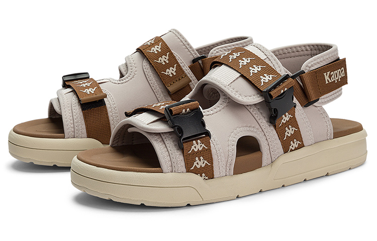Kappa Slide Sandal 'Silver Grey/Latte' 圖 4
