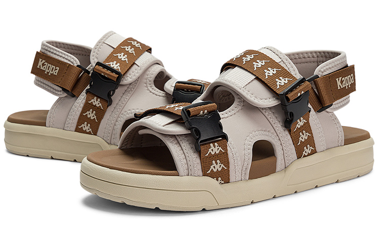 Kappa Slide Sandal 'Silver Grey/Latte' 圖 5