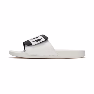 Kappa Slides 'Black and White Velcro'
