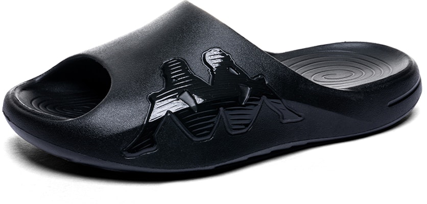 Kappa 舒適簡約一字拖鞋 男女皆宜 黑色 Lookbook Kappa 舒適簡約一字拖鞋 男女皆宜 黑色