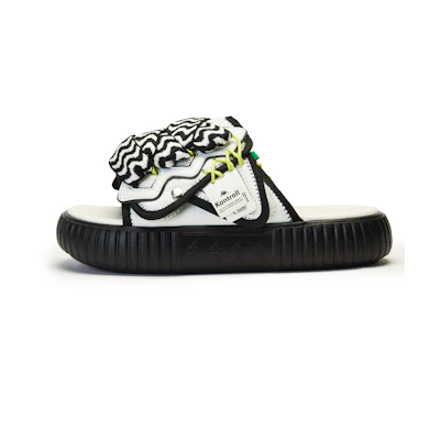Kappa Slip-On 'CMFT Trend Black and White'