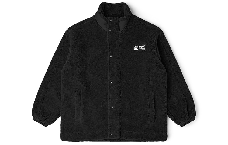 Kappa Solid Color Teddy Fleece Jacket Unisex. K0CZ2JJ01D