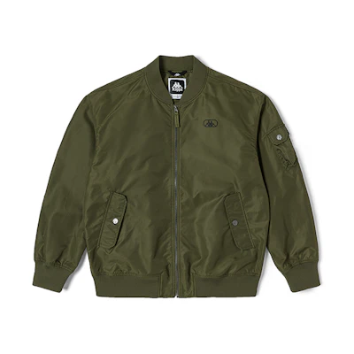 Kappa Solid Logo Print Casual Bomber Jacket Spring/Fall Unisex Couple Style K0DW2JJ70
