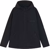 Kappa SS24 Black Hooded Zip-Up Windbreaker with Small Logo Design K0E52FJ42-990 Kappa SS24 Black Hooded Zip-Up Windbreaker with Small Logo Design K0E52FJ42-990