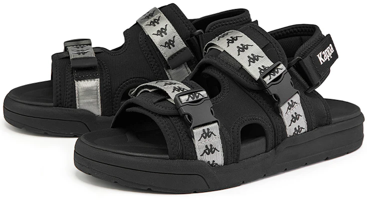 Kappa Strap Logo Sport Sandalen ''Zwart'' K0CX5LL01D-990 Lookbook Kappa Strap Logo Sport Sandalen ''Zwart'' K0CX5LL01D-990