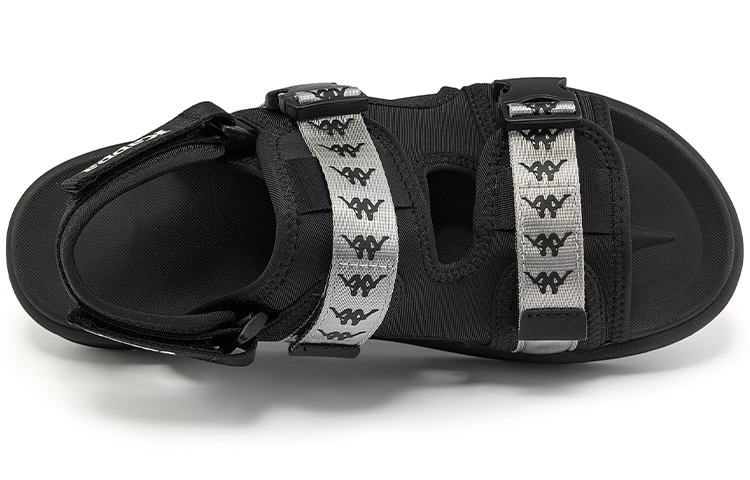 Kappa Strap Logo Sport Sandals 'Black' 圖 6