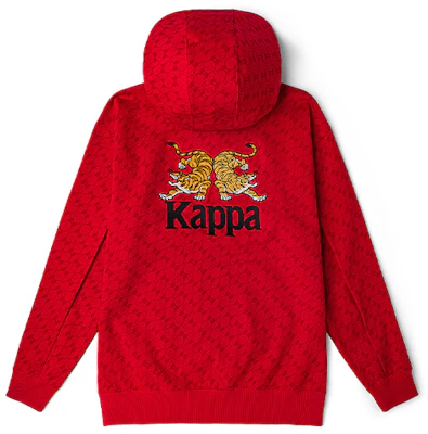 Kappa虎年红色连帽衫男女同款 - 刺绣图案休闲运动服 KAB0KT10 Buy Kappa虎年红色连帽衫男女同款 - 刺绣图案休闲运动服 KAB0KT10