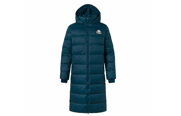 Kappa Unisex Long Hooded Puffer Jacket for Winter Warmth K0AZ2YY66D 圖 2