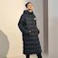 Shop Kappa Unisex Long Hooded Puffer Jacket for Winter Warmth K0AZ2YY66D