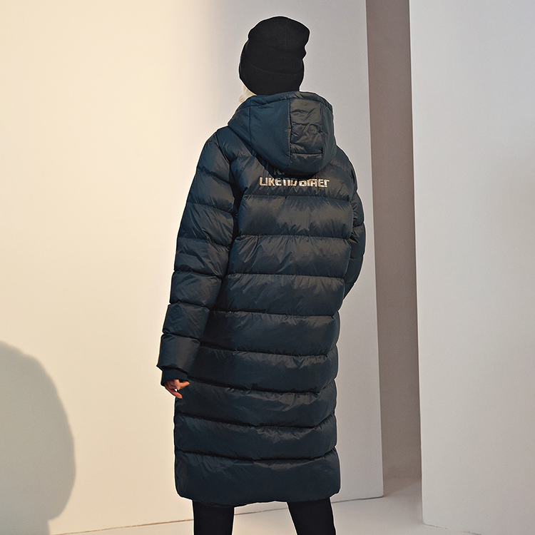 Kappa Unisex Long Hooded Puffer Jacket for Winter Warmth K0AZ2YY66D 圖 5