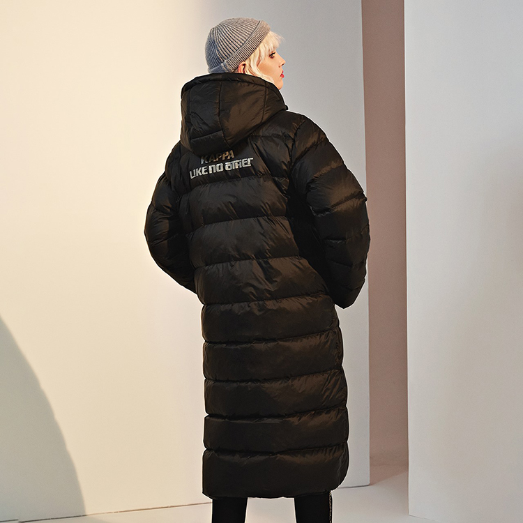 Kappa Unisex Long Hooded Puffer Jacket for Winter Warmth K0AZ2YY66D 圖 9