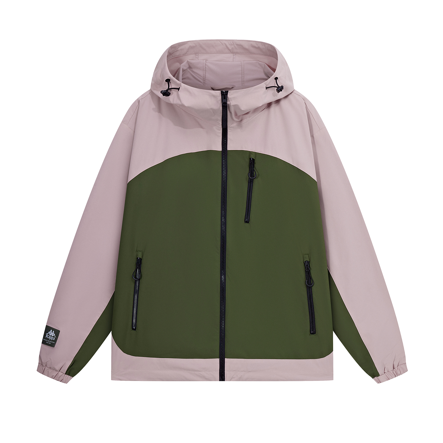 Kappa Unisex Windproof Water-Resistant Pink Running Outdoor Jacket K0EY2FJ30D-5019