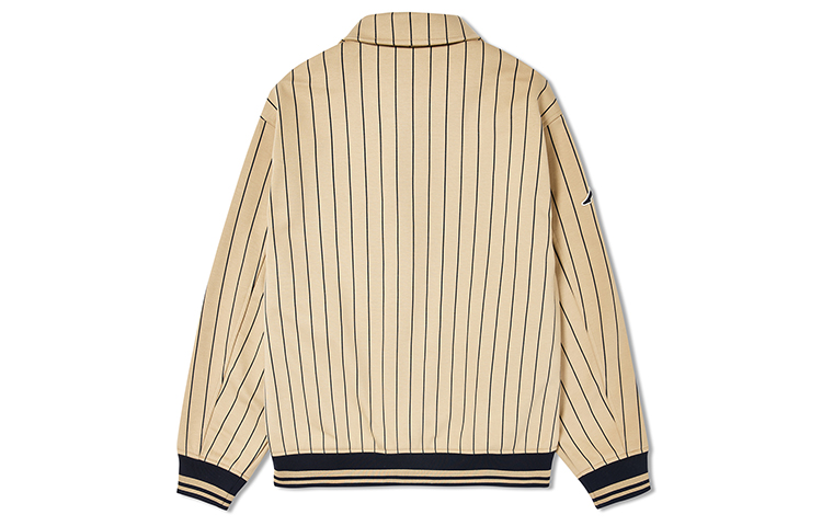 Kappa Vintage Knit Cardigan Stripe Collar Casual Long Sleeve Jacket K0E12WK03 圖 3