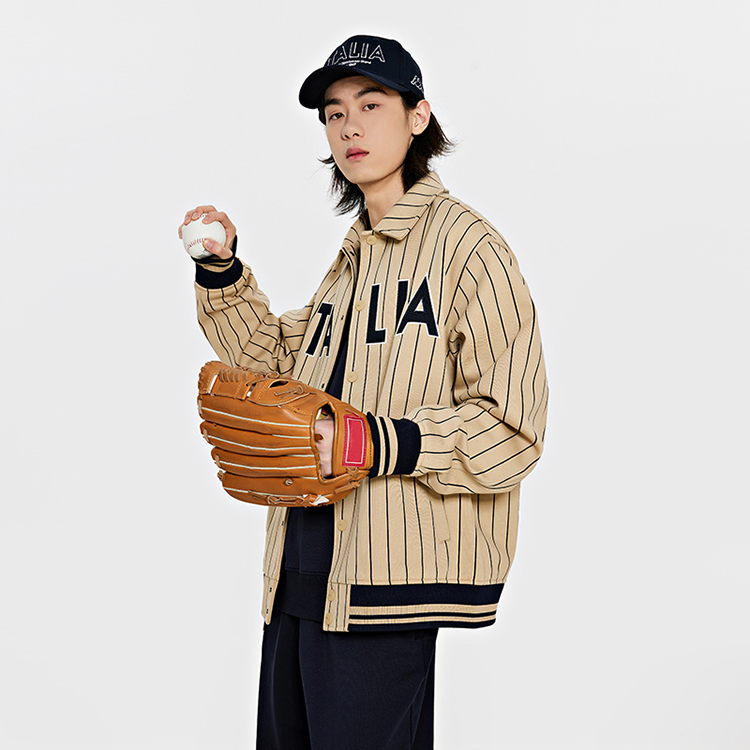 Kappa Vintage Knit Cardigan Stripe Collar Casual Long Sleeve Jacket K0E12WK03 圖 7