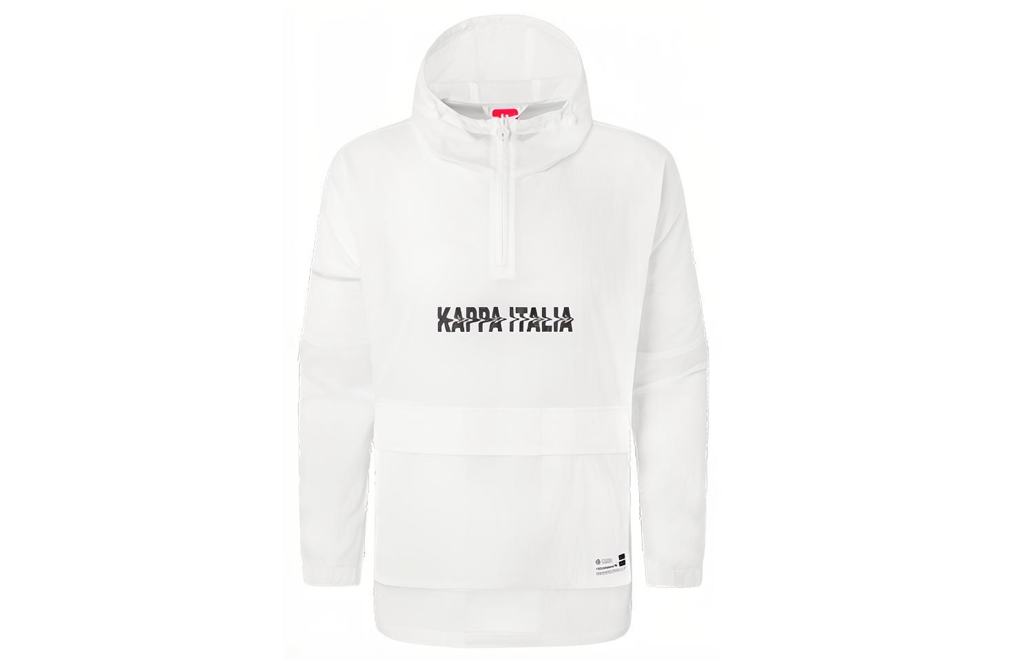Kappa Windproof Hoodie Jacket Half-Zip Casual Unisex Sportswear K0BX2FJ99D