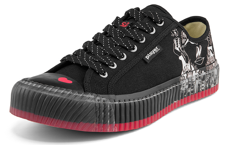 Kappa 玩家艺术家 Low Top Canvas 'Black Graffiti' 圖 5